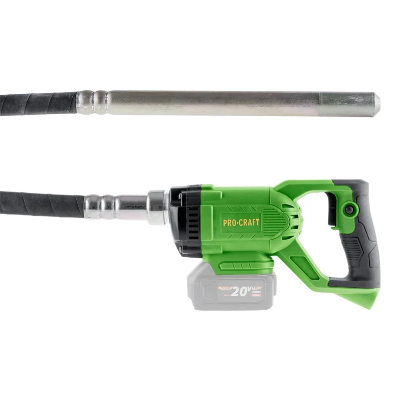 Compacteur à béton sans fil Procraft CV20bb 20 V 1,5 m Brushless Solo - sans batterie, sans chargeur