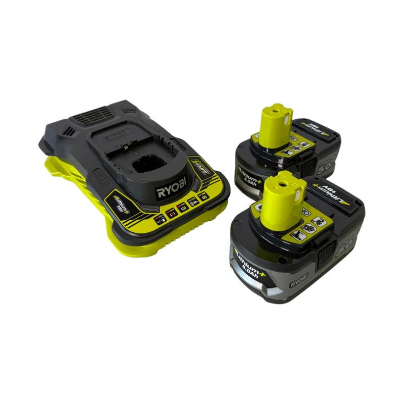 Kit de démarrage RYOBI RC18150-250 18 V + 2 batteries Lithium+ 5,0 Ah + chargeur rapide (5133004422)