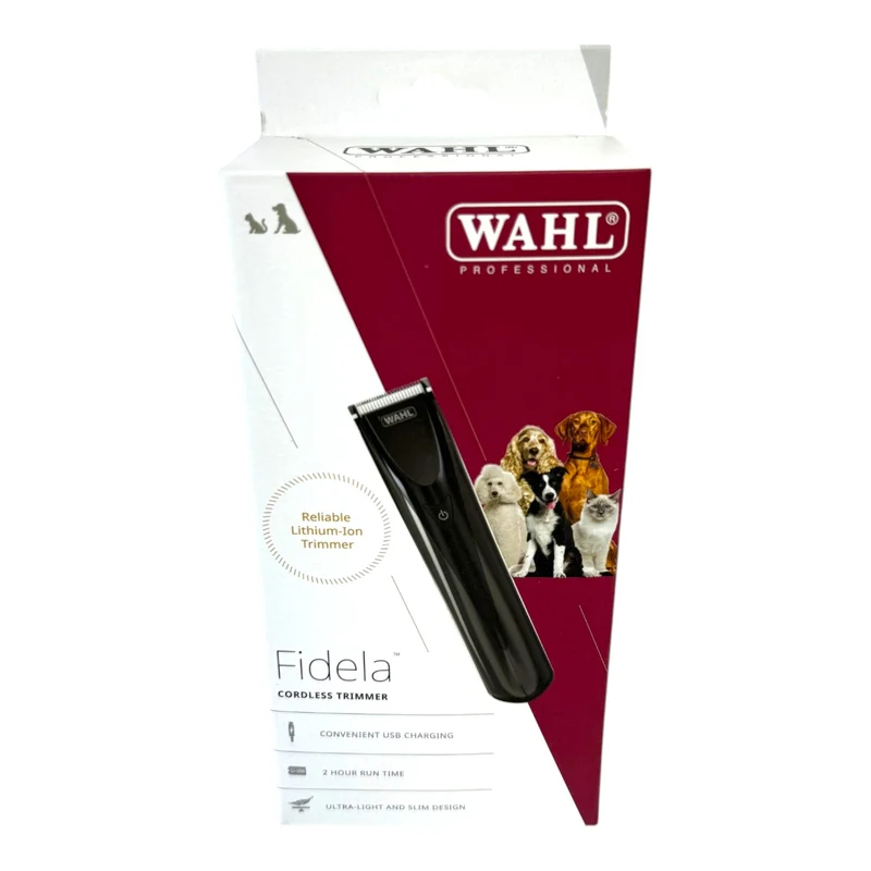 Wahl 3028196 Tondeuse Fidela Animal + 1 batterie 2 Ah + chargeur