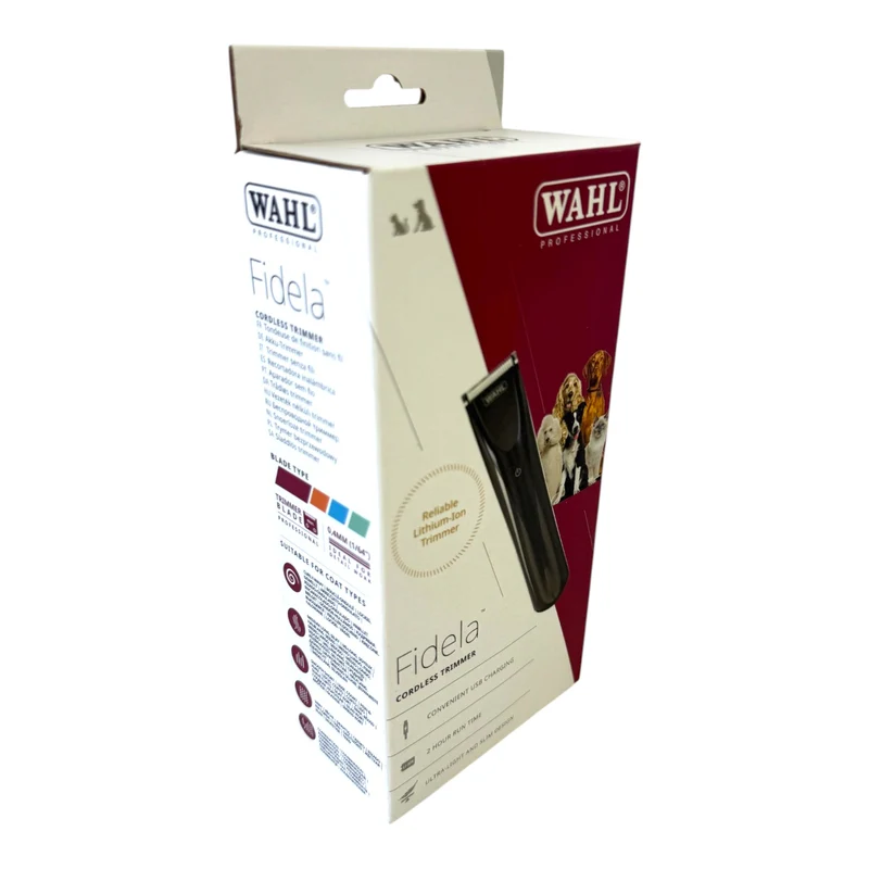 Wahl 3028196 Tondeuse Fidela Animal + 1 batterie 2 Ah + chargeur