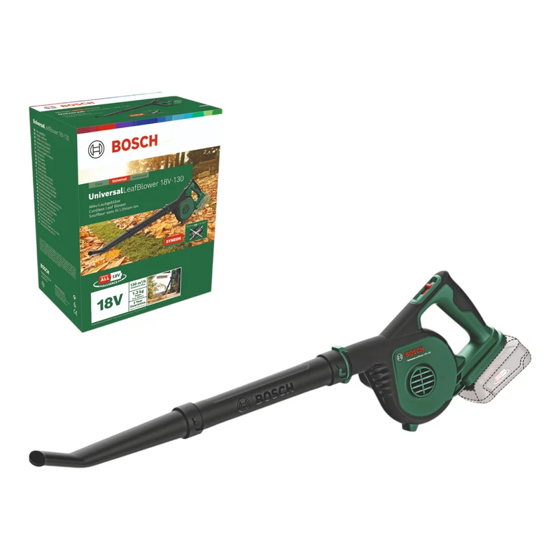 Bosch UniversalLeafBlower 18V-130 Souffleur à feuilles sans fil 18 V Solo (06008A0601) - sans batterie, sans chargeur