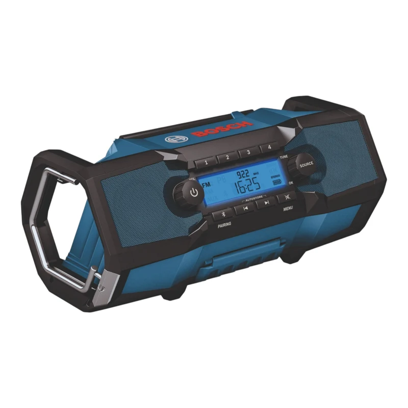 Radio sans fil Bosch GPB 18V-2 C 18 V FM / AUX / Bluetooth / IP54 Solo (06014A3000) - sans batterie, sans chargeur