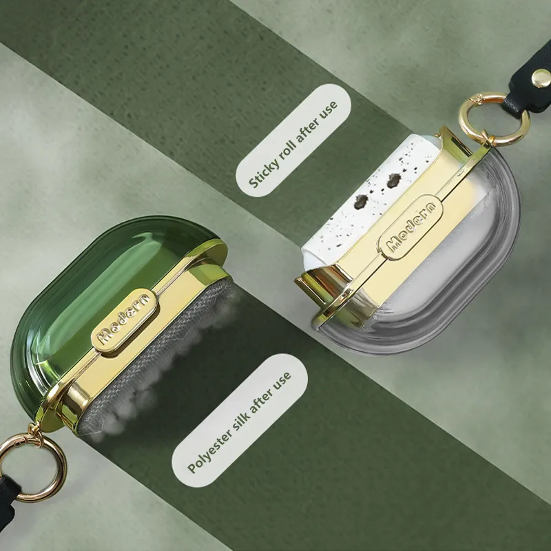 Pocket Lint Roller Keychain for Clothes & Pet Hair
