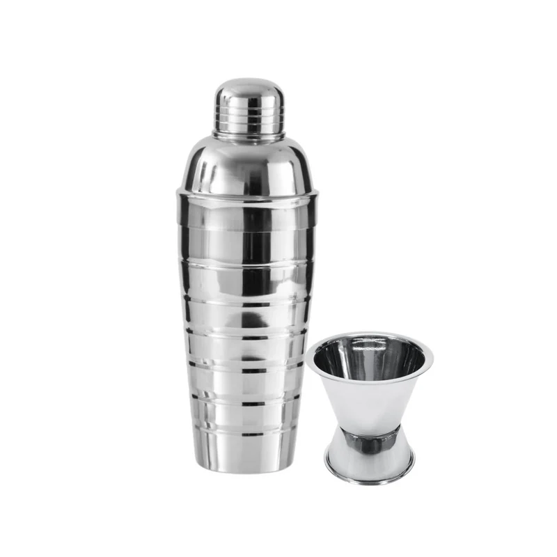 Duo cocktails avec shaker et doseur à alcool inox Fackelmann Bar Concept