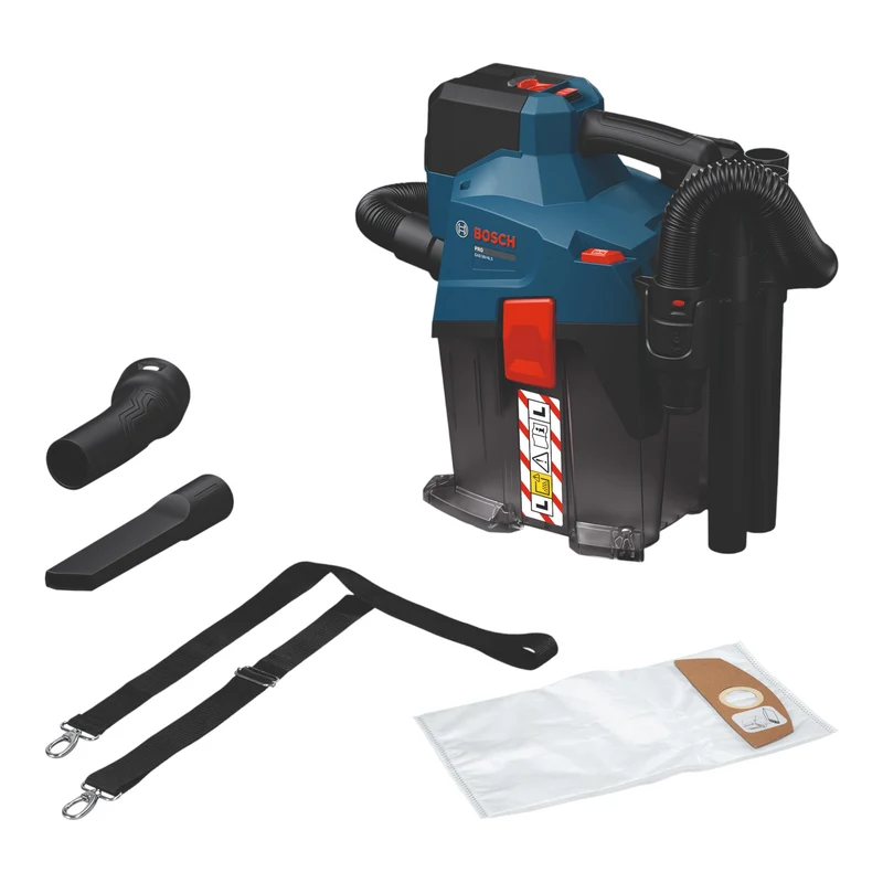 Bosch GAS 18V-6L S Aspirateur sans fil 18 V 6 l classe de poussière L ( 06019K2100 ) Solo - sans batterie, sans chargeur