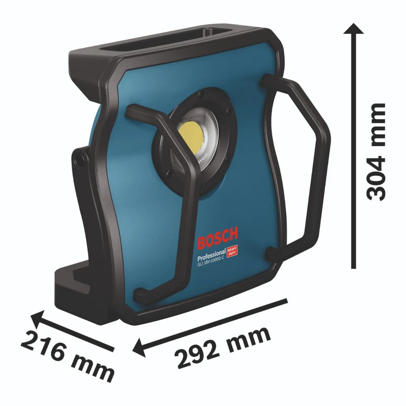 Bosch GLI 18V-10000 C Professional Projecteur de chantier sans fil 18 V 10000 lm ( 0601446900 ) Solo - sans batterie, sans chargeur