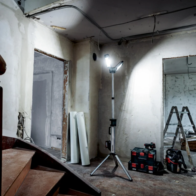 Metabo BSA 18 LED 5000 DUO-S Projecteur de chantier sans fil 18 V 5000 lm Solo ( 601507850 ) - sans batterie, sans chargeur