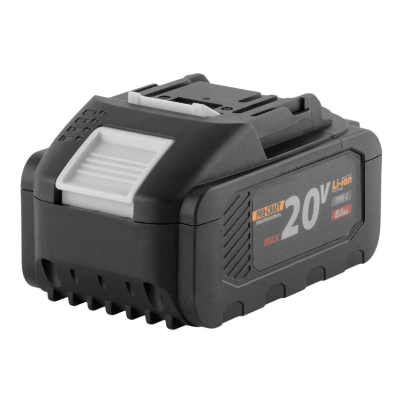 Batterie Procraft 20/8C 20 V 8,0 Ah / 8000 mAh Li-ion avec indicateur de charge