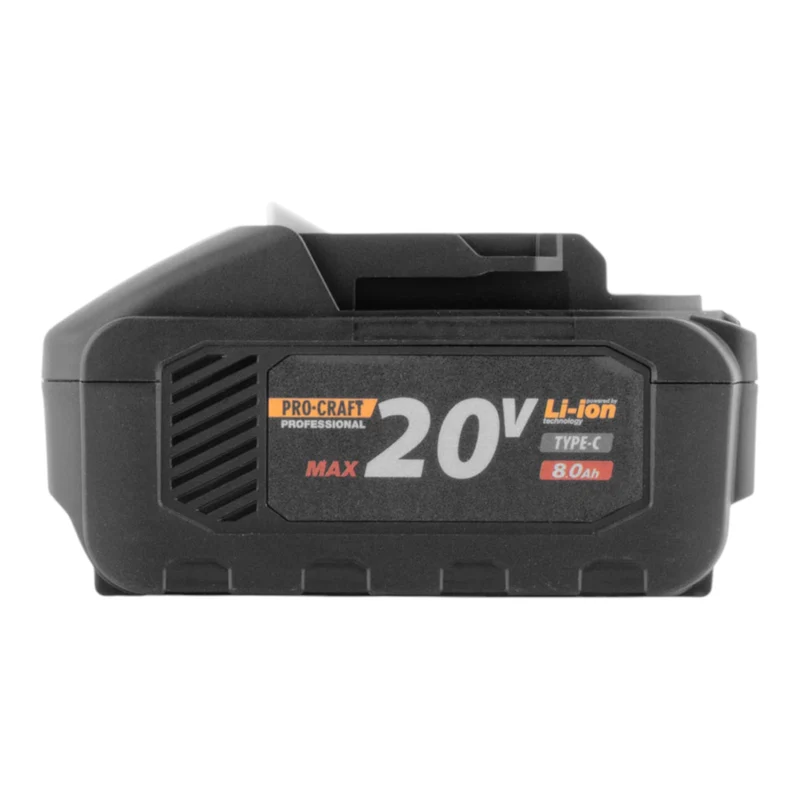 Batterie Procraft 20/8C 20 V 8,0 Ah / 8000 mAh Li-ion avec indicateur de charge