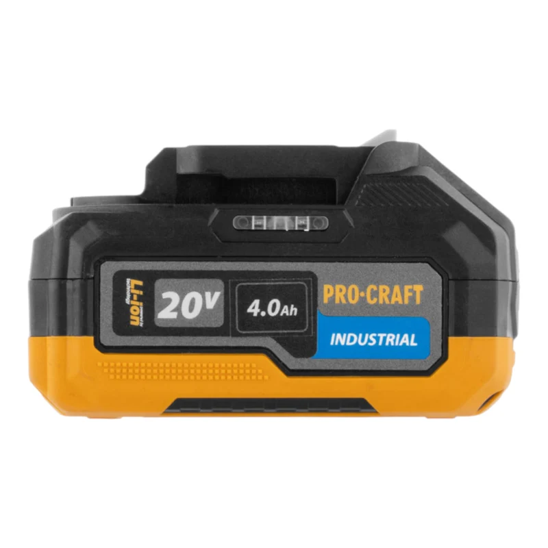Batterie Procraft 20/4 Industrial 20 V 4,0 Ah / 4000 mAh Li-ion avec indicateur de charge