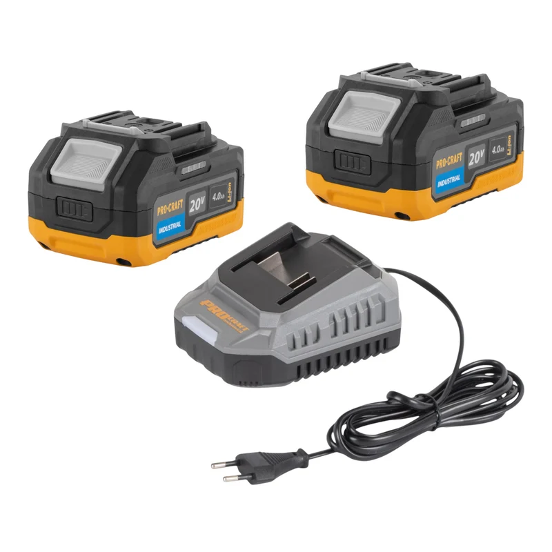 Procraft C20/2 chargeur 20 V 2 A courant de charge pour batteries Li-ion