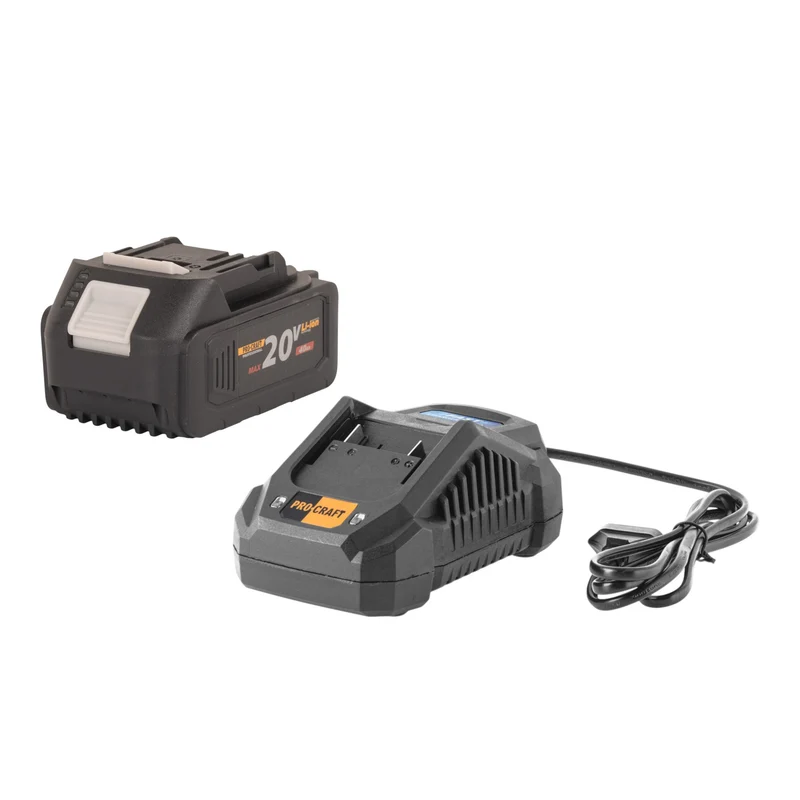 Procraft Starter Set 20 V 20/4A chargeur rapide + 1x 20/4 batterie 4,0 Ah