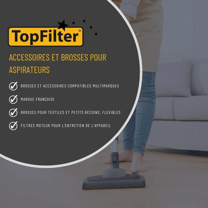 Filtre Hepa pour aspirateur Electrolux et Tornado TopFilter