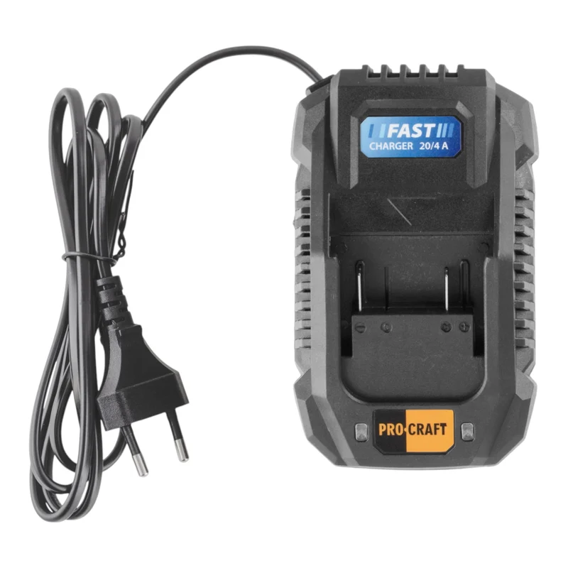 Procraft Starter Set 20 V 20/4A chargeur rapide + 1x 20/2A batterie 2,0 Ah