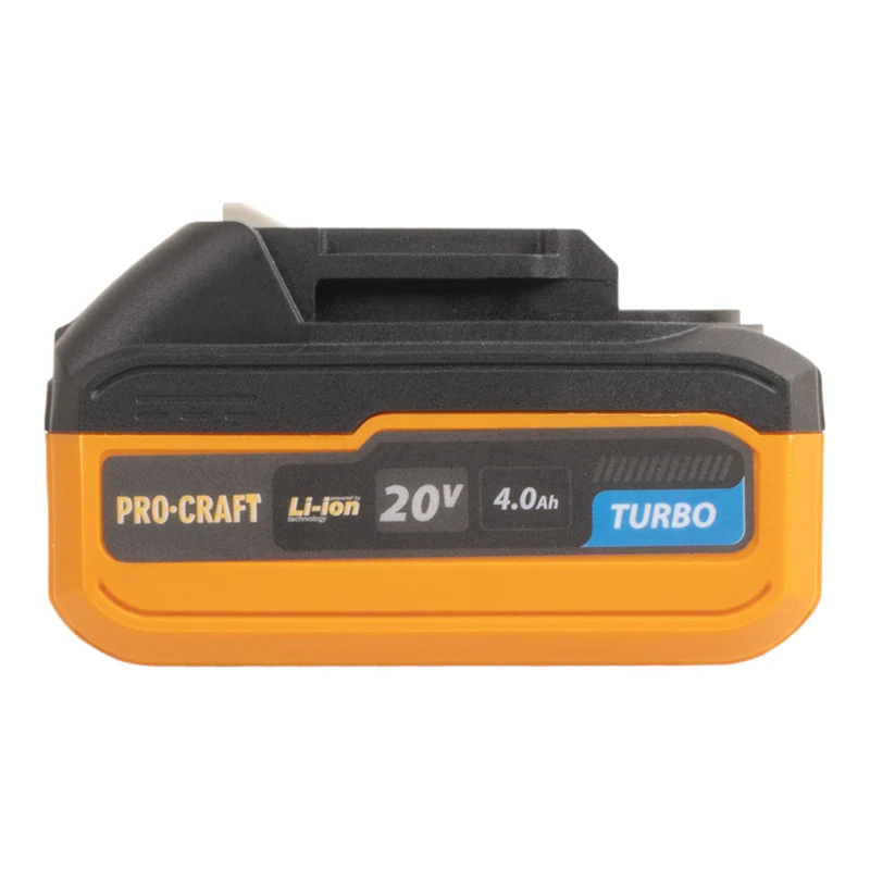 Procraft Starter Pack 20 V Chargeur 20/2.4A + 2x 20/4 Batterie Turbo 4,0 Ah