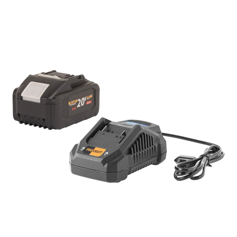 Procraft Starter Set 20 V 20/4A chargeur rapide + 1x 20/8 batterie 8,0 Ah
