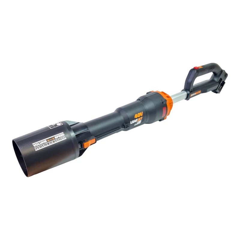 Worx WG585E.9 Souffleur de feuilles à batterie 40 V ( 2 x 20 V ) 266 km/h 1.050 m³/h PowerShare Brushless Solo - sans batterie, sans chargeur
