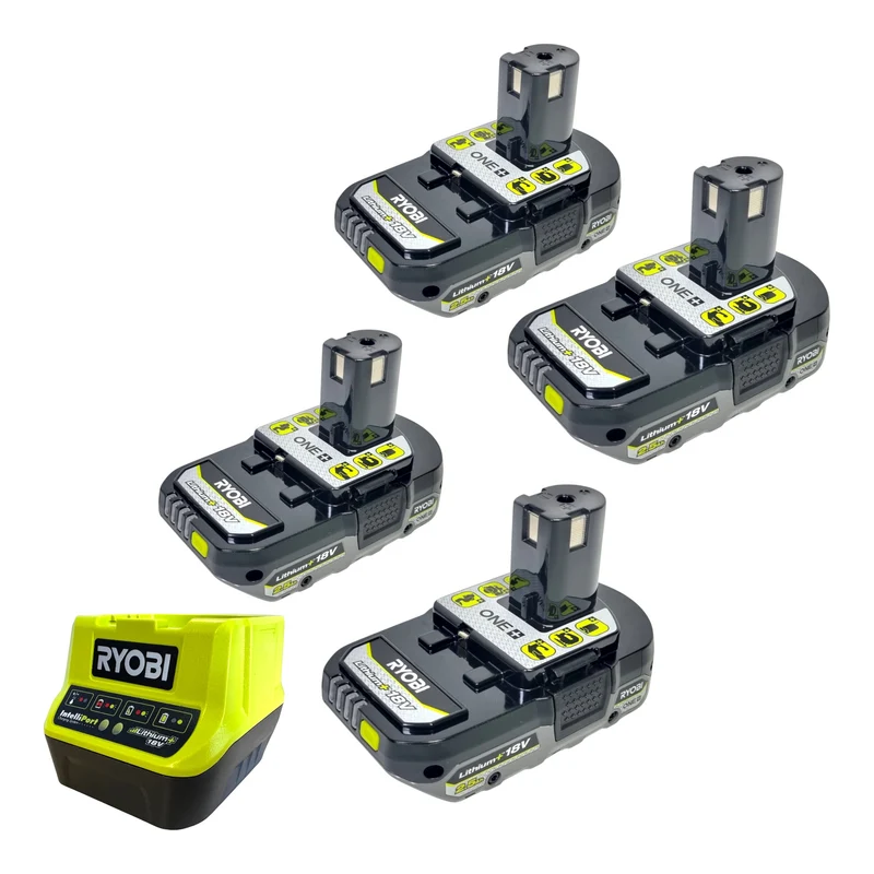 RYOBI RC18120 Chargeur rapide de batterie 18 volts ONE+ 2 ampères ( 5133002891 ) pour batteries Li-Ion