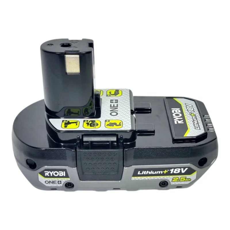 Ryobi 2x RB1825C Batterie 18 V 2,5 Ah / 2500 mAh Li-Ion ONE+ ( 2x 5133005516 ) avec indicateur de charge
