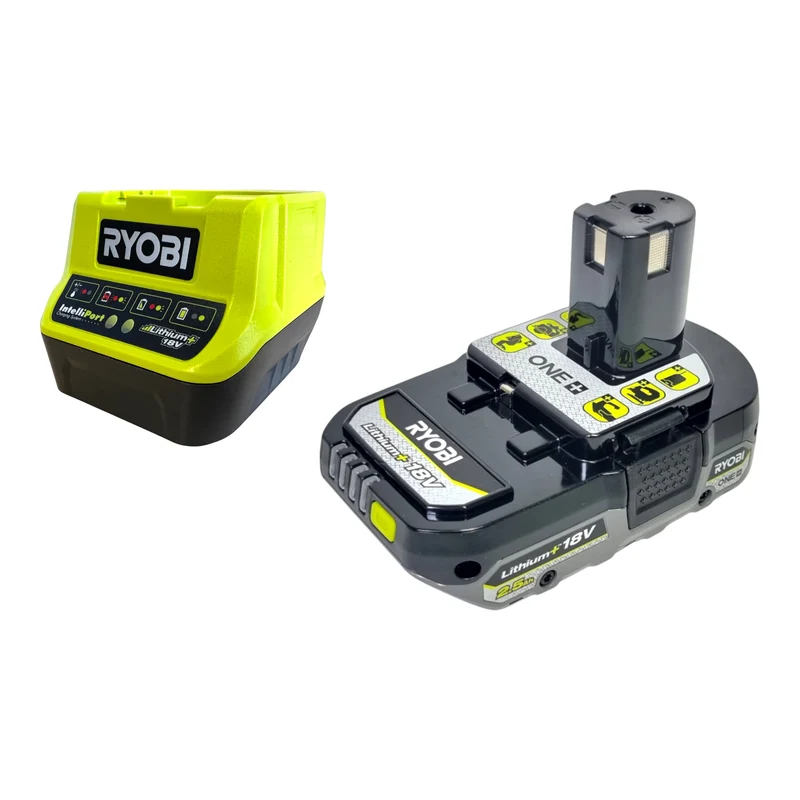RYOBI RC18120 Chargeur rapide de batterie 18 volts ONE+ 2 ampères ( 5133002891 ) pour batteries Li-Ion