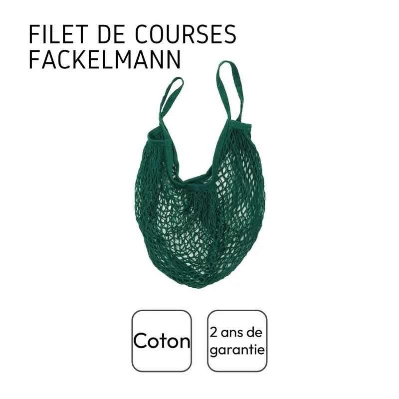 Sac à provisions type filet de course Fackelmann Nature