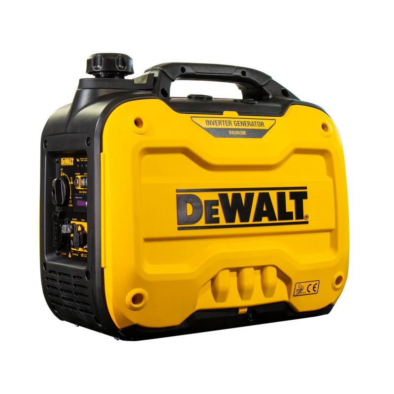 DeWalt DXGN i20 E Essence Inverter Générateur d'électricité 2000 W 5000 ml 1× 230 V, 1× 12 V DC sortie, 2x ports USB