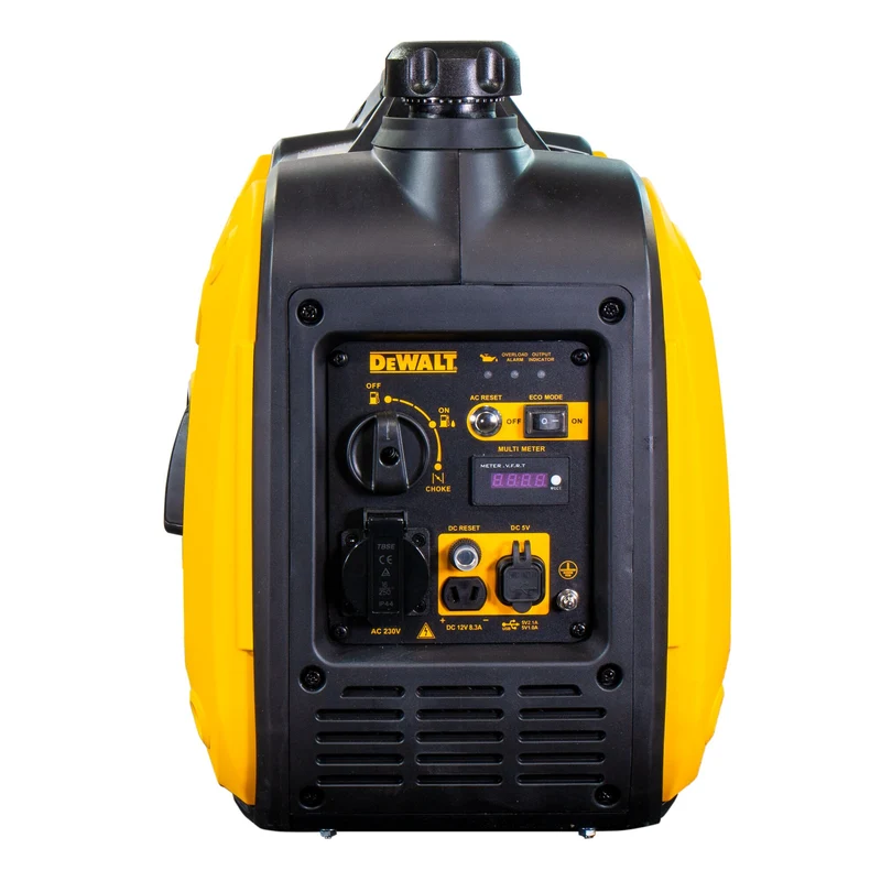 DeWalt DXGN i20 E Essence Inverter Générateur d'électricité 2000 W 5000 ml 1× 230 V, 1× 12 V DC sortie, 2x ports USB
