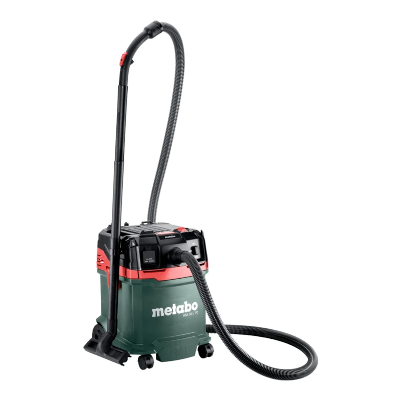 Metabo ASA 30 L PC Aspirateur universel 1200 W 30 L PressClean ( 602086000 ) Aspirateur eau et poussières avec homologation professionnelle