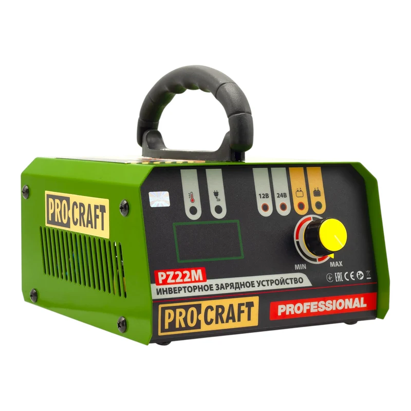 Procraft PZ22M chargeur 12/24 V tension de charge 20/15 A courant de charge pour batteries de voiture