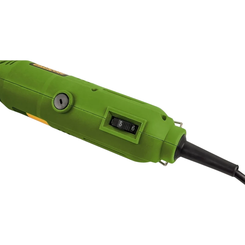 Procraft PG400 meuleuse droite 130 watts 3,2 mm + 418 pcs. kit accessoires + coffret