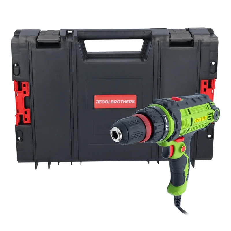 Perceuse-visseuse Procraft PB300DFR 300 Watt 40 Nm + RHINO Toolcase