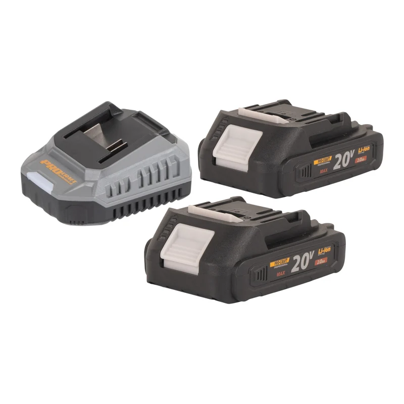 Procraft VP30 Aspirateur à manche sans fil 20 V 0,8 l Brushless + 2x batterie 2,0 Ah + chargeur