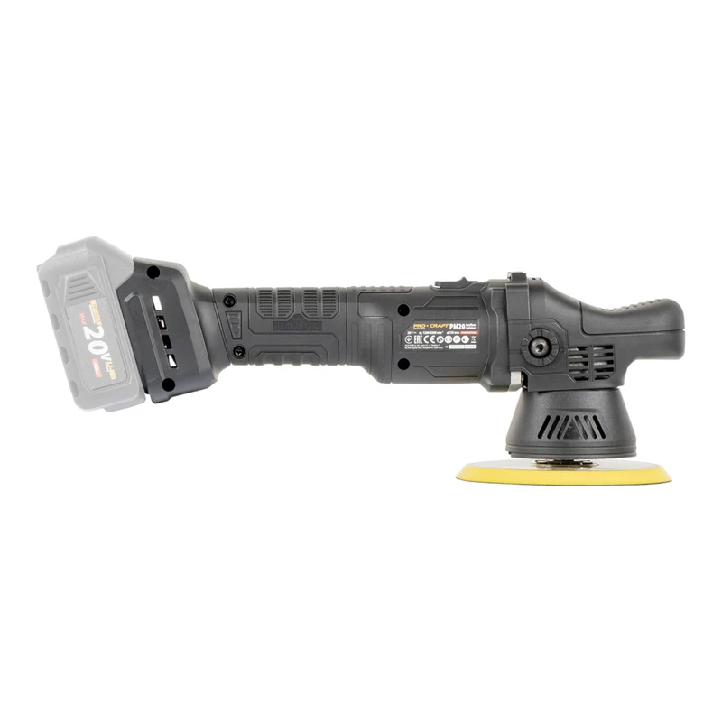 Procraft PM20bb polisseuse sur batterie 20 V 150 mm + 2x batterie 2,0 Ah + chargeur