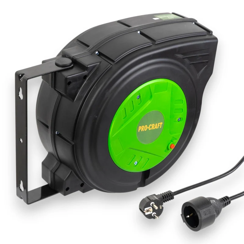 Procraft EK15N Câble de rallonge auto-rétractable 15 m