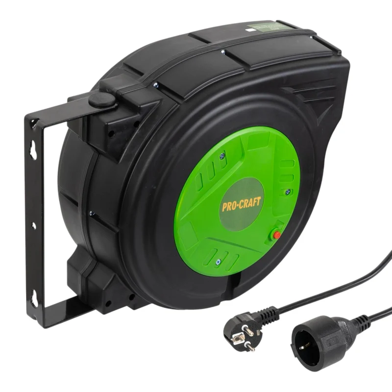 Procraft EK25N Câble de rallonge auto-rétractable 25 m