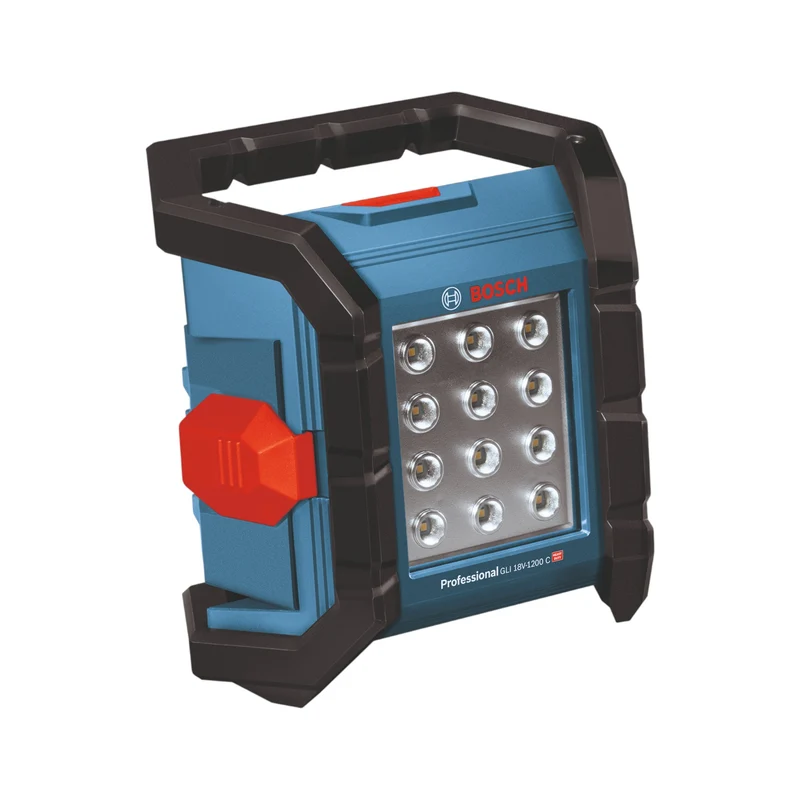 Bosch GLI 18V-1200 C Professional Projecteur de chantier sans fil 18 V 1200 lm + 2x batterie 4,0 Ah + chargeur