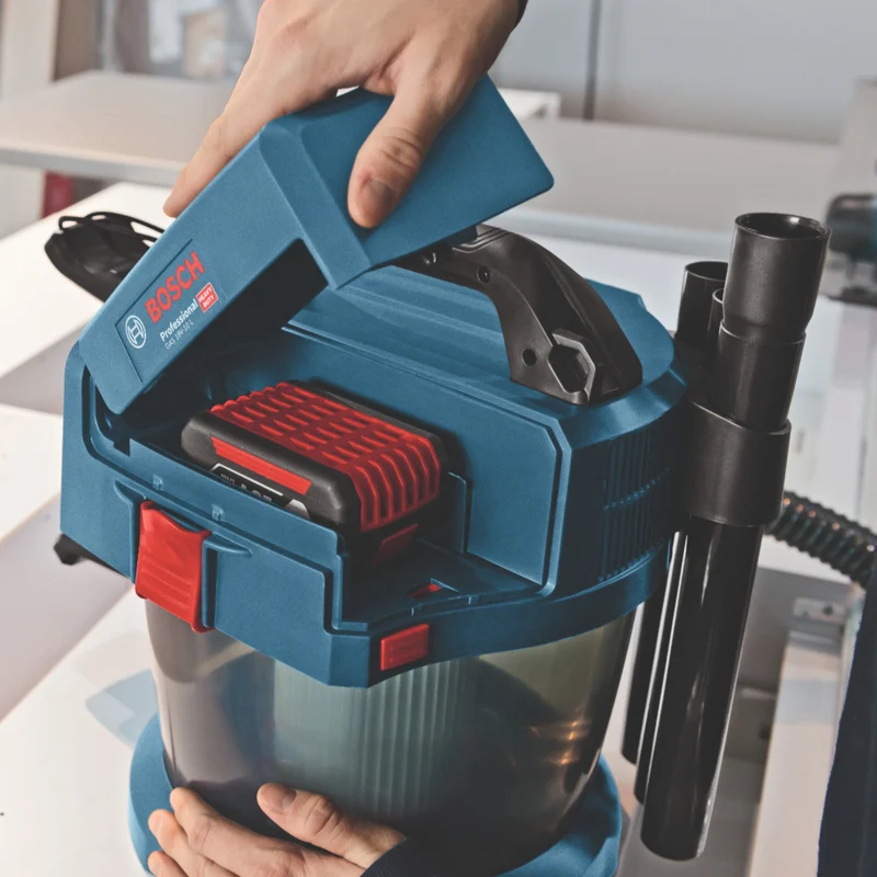 Bosch GAS 18V-10 L Professional Aspirateur sans fil 18 V 10 l ( 06019C6302 ) Classe de poussière L Solo - sans batterie, sans chargeur