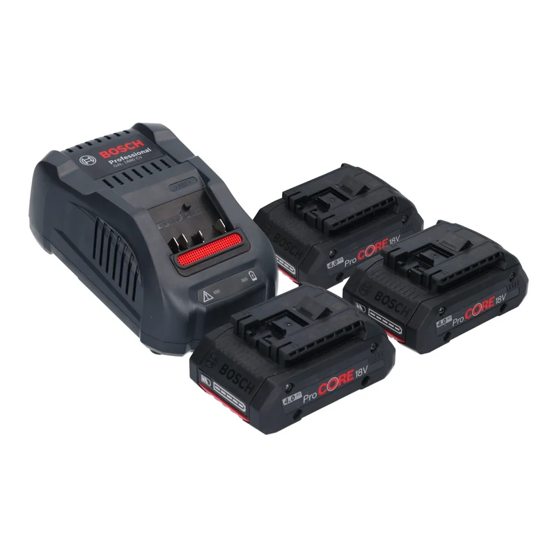 Bosch Starter Set 18V, 2x Batteries ProCORE 4,0Ah + Chargeur GAL 1880 CV ( 1600A016GF )