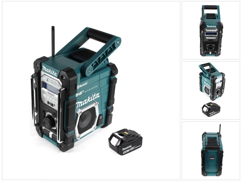 Makita DMR 112 G1 Radio de chantier sans fil 7,2 - 18V Bluetooth DAB+ + 1x batterie 6,0Ah - sans chargeur