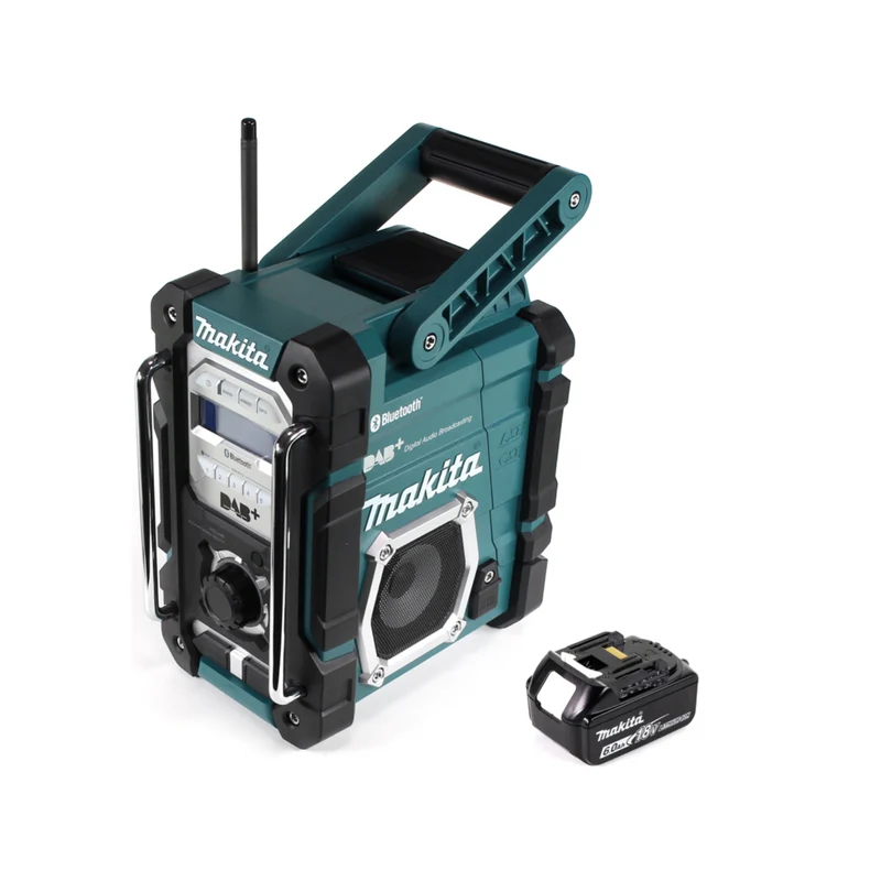 Makita DMR 112 G1 Radio de chantier sans fil 7,2 - 18V Bluetooth DAB+ + 1x batterie 6,0Ah - sans chargeur