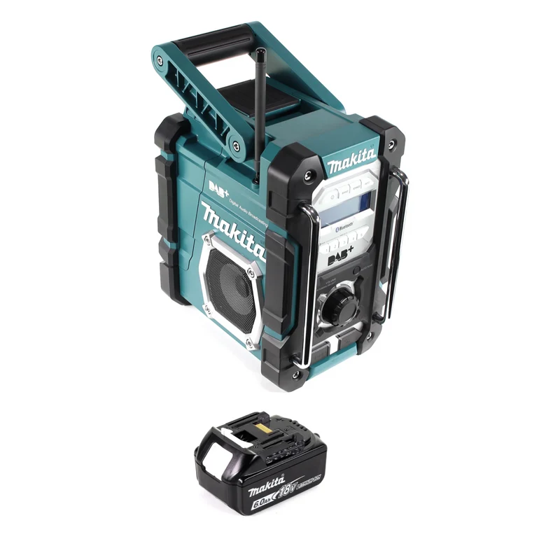 Makita DMR 112 G1 Radio de chantier sans fil 7,2 - 18V Bluetooth DAB+ + 1x batterie 6,0Ah - sans chargeur