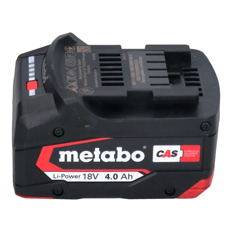 Metabo MS 18 LTX 15 Akku Gehölzsäge 18 V 15 cm 5 m/s + 1x Akku 4,0 Ah + Tasche - ohne Ladegerät