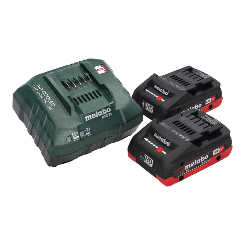 Metabo MS 18 LTX 15 Akku Gehölzsäge 18 V 15 cm 5 m/s + 2x LiHD Akku 4,0 Ah + Ladegerät + Tasche