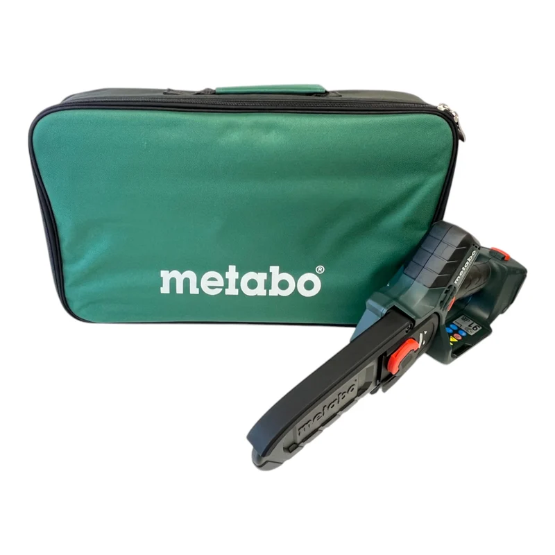 Metabo MS 18 LTX 15 Akku Gehölzsäge 18 V 15 cm 5 m/s + 2x Akku 5,2 Ah + Ladegerät + Tasche