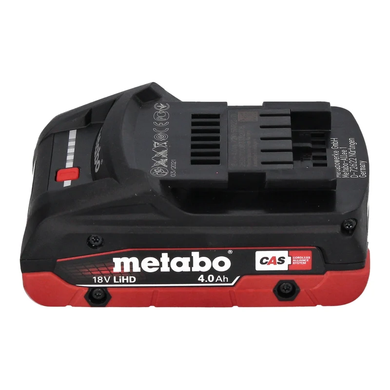 Metabo MS 18 LTX 15 Akku Gehölzsäge 18 V 15 cm 5 m/s + 1x LiHD Akku 4,0 Ah + Tasche - ohne Ladegerät