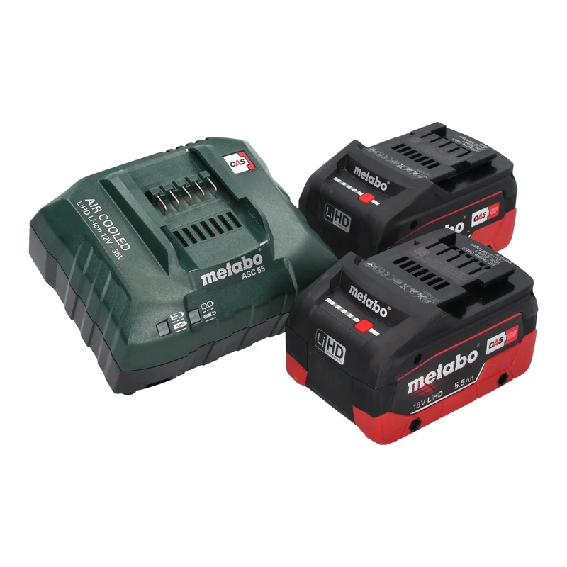 Metabo MS 18 LTX 15 Akku Gehölzsäge 18 V 15 cm 5 m/s + 2x LiHD Akku 5,5 Ah + Ladegerät + Tasche