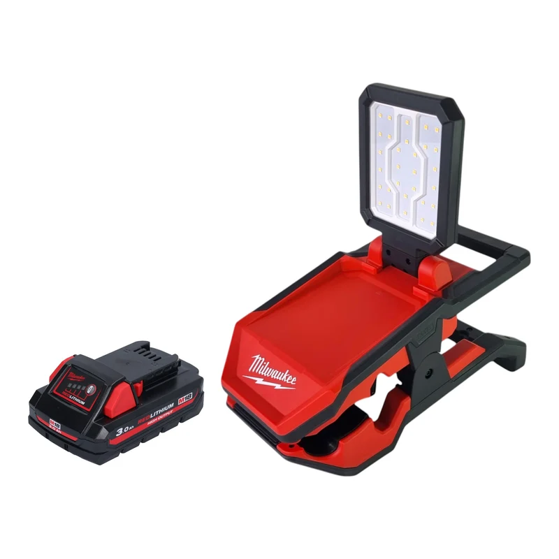 Milwaukee M18 PAL2-301 Lampe sans fil 18 V 2000 lm IP20 + 1x batterie 3,0 Ah - sans chargeur