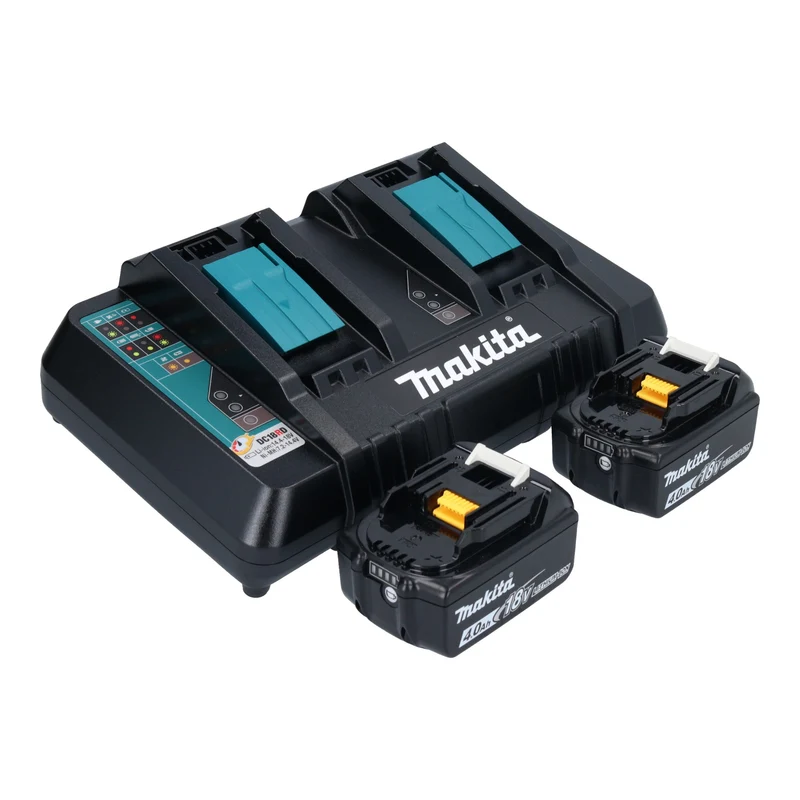 Aspirateur sans fil Makita DVC 560 PM2 36 V (2x 18 V) 5 l Brushless + 2 batteries 4,0 Ah + chargeur