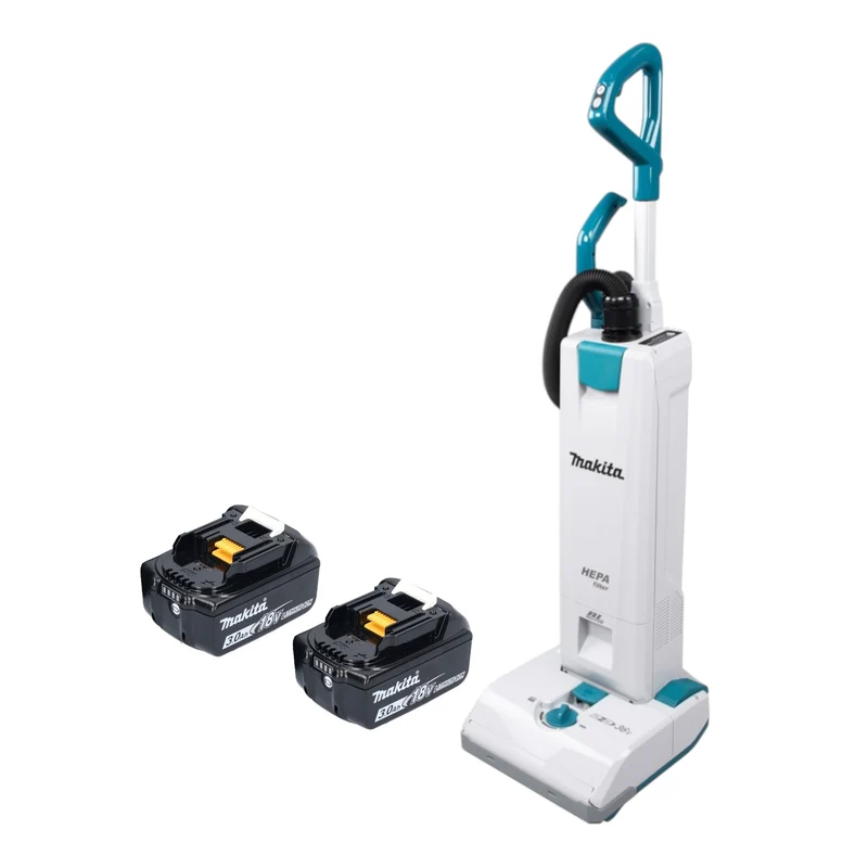 Aspirateur sans fil Makita DVC 560 F2 36 V (2x 18 V) 5 l sans balais + 2 batteries 3,0 Ah - sans chargeur