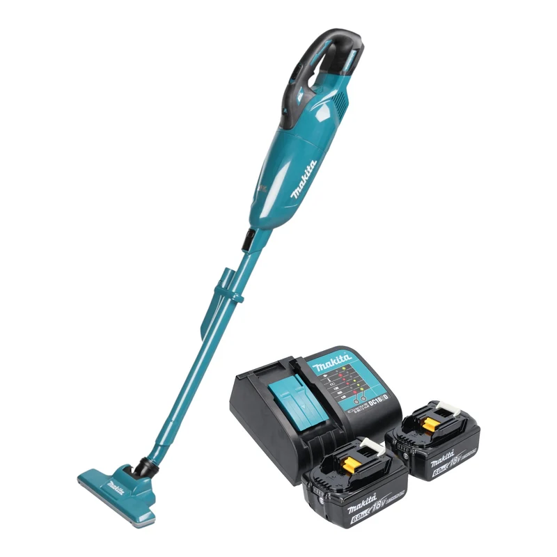 Aspirateur sans fil Makita DCL 283 FSG 18 V 0,73 l Brushless + 2 batteries 6,0 Ah + chargeur